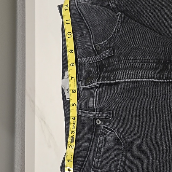 Madewell 10" high rise skinny faded black 27 Tall - Picture 1 of 5